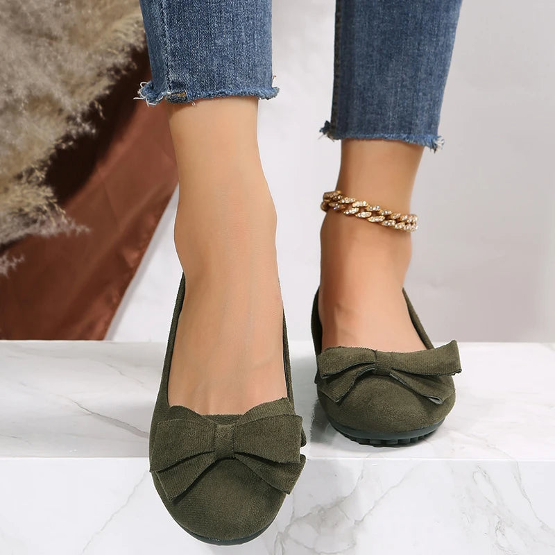 Ballerina Schoen - Dames - Zacht Leder - Elegante Stijl - CHARME DETAIL