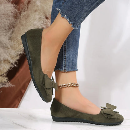 Ballerina Schoen - Dames - Zacht Leder - Elegante Stijl - CHARME DETAIL