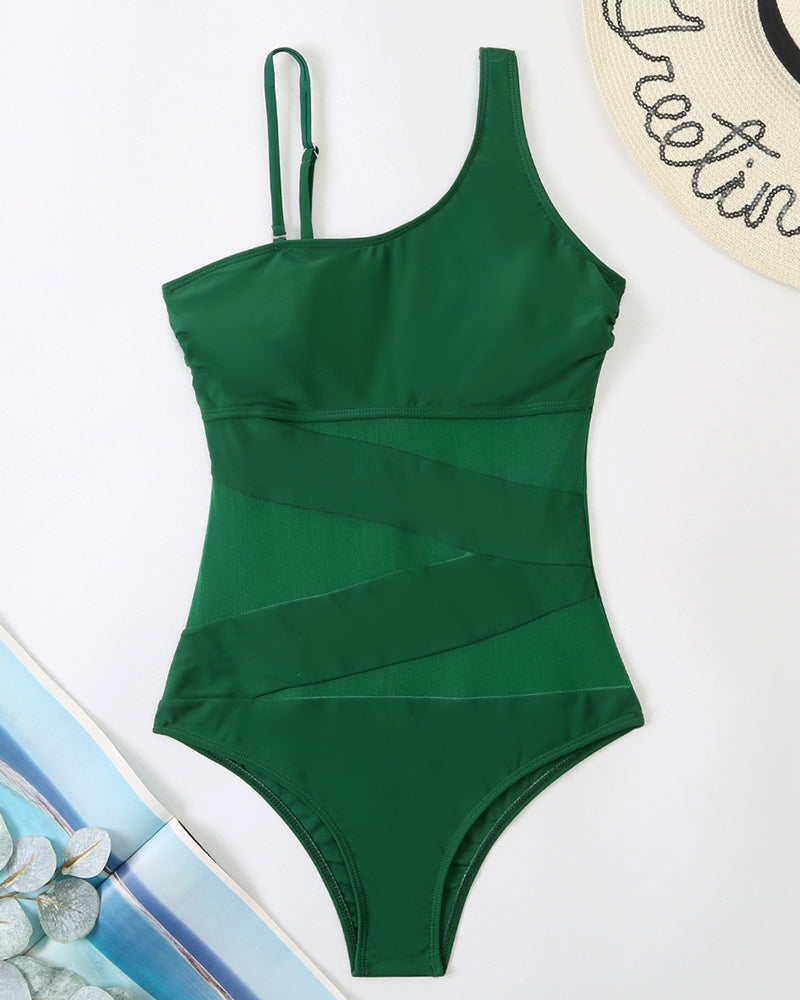 Badpak - Dames - Chinlon en Spandex - Badmode - Eenvoudig Elegant