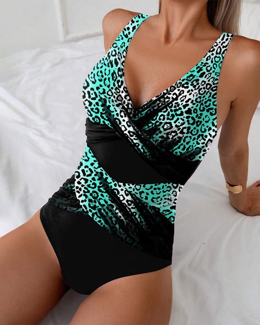 Badpak - Dames - Eendelig - Luipaardprint - Perfect Voor Vakantie