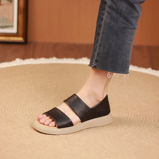 Leren Sandalen - Dames - Hoogwaardige Materialen - Comfortabel Design - MANON EDGE