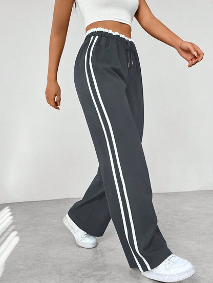 Dames - Sportbroek - Loose-Fit Met Rechte Pijp - Comfortabele Pasvorm - STADSE FLOW