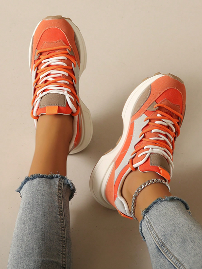Sneaker - Vrouwen - Kleurblok - Damessneaker - Casual Sneaker