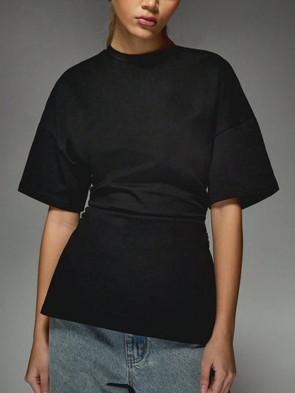 Vrouwen - Casual T-Shirt - Zachte Katoenmix - Comfortabele Mode - YVA T-SHIRT