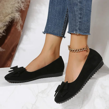 Ballerina Schoen - Dames - Zacht Leder - Elegante Stijl - CHARME DETAIL