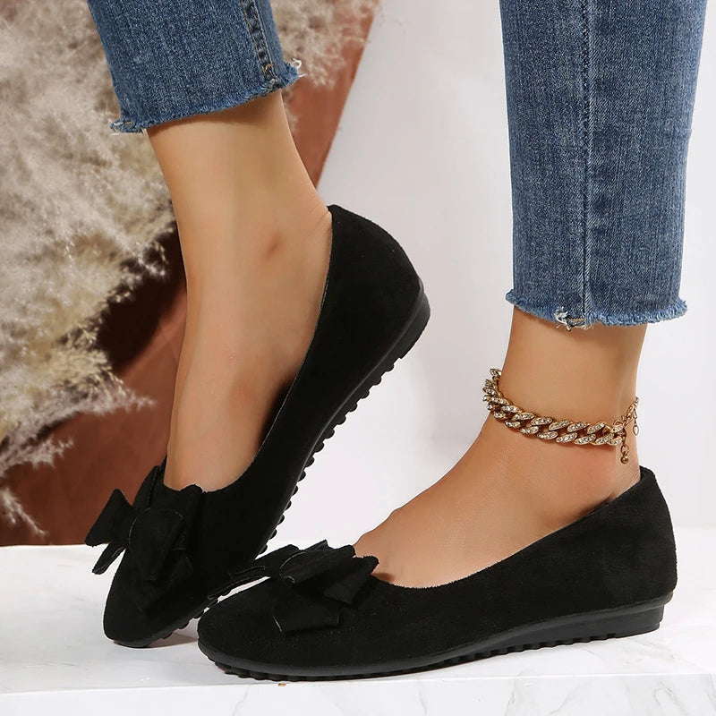 Ballerina Schoen - Dames - Zacht Leder - Elegante Stijl - CHARME DETAIL