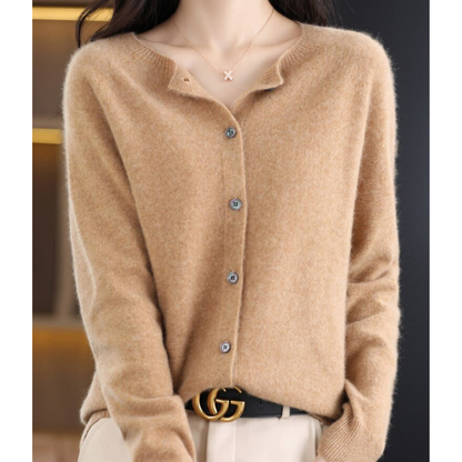 Vest - Dames - Merino Kasjmier - Kasjmier Cardigan - Luxe