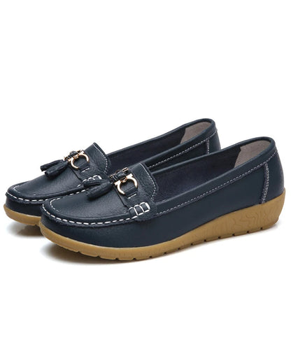Leren Ballerina Flats - Dames - Cut-Out - Comfort - AVA