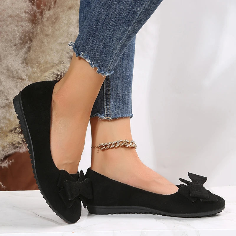 Ballerina Schoen - Dames - Zacht Leder - Elegante Stijl - CHARME DETAIL