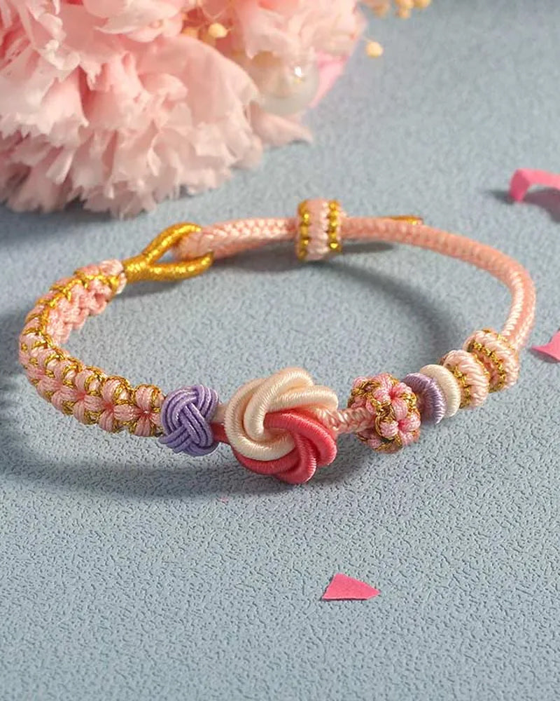 HANAMI – Armband met Knoop van Perzikbloesem