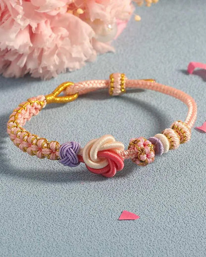 HANAMI – Armband met Knoop van Perzikbloesem