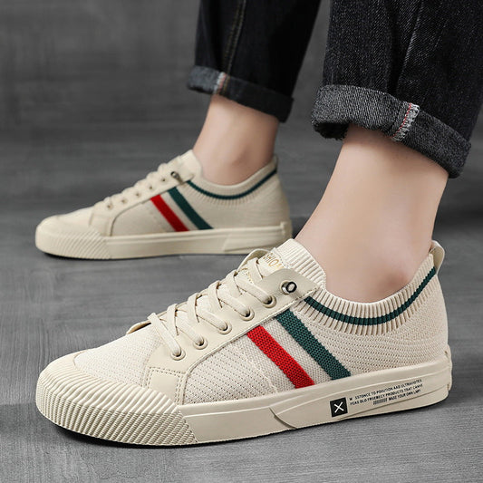 Heren - Ademend Gebreide Sneakers - Lichtgewicht Ontwerp - Casual Wandel- en Hardloopschoenen - MODERNE STAP