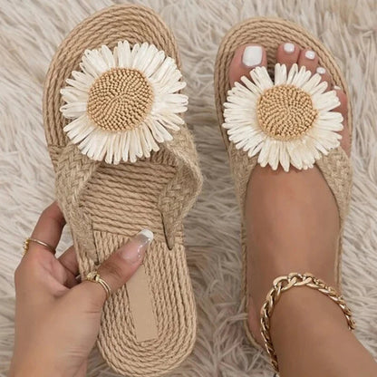 Handgeweven Sandalen - Dames - Hoogwaardige Materialen - Comfortabele Stijl - ADA