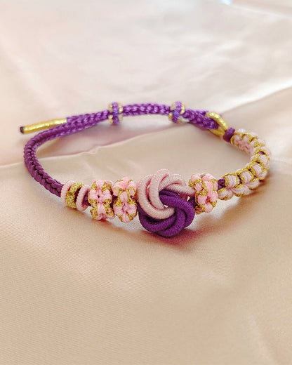 HANAMI – Armband met Knoop van Perzikbloesem