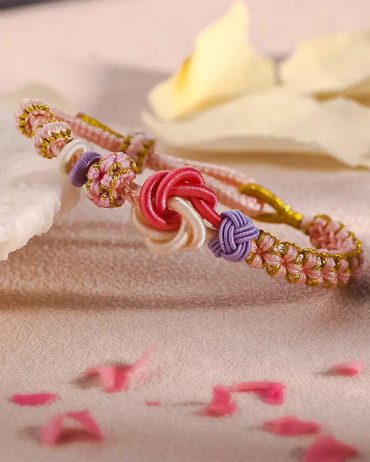HANAMI – Armband met Knoop van Perzikbloesem