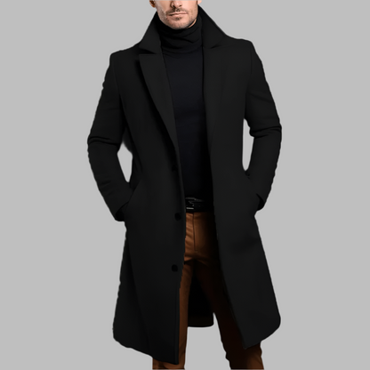 Lange Mantel - Heren - Luxe Materialen - Wintermantel - Stijl