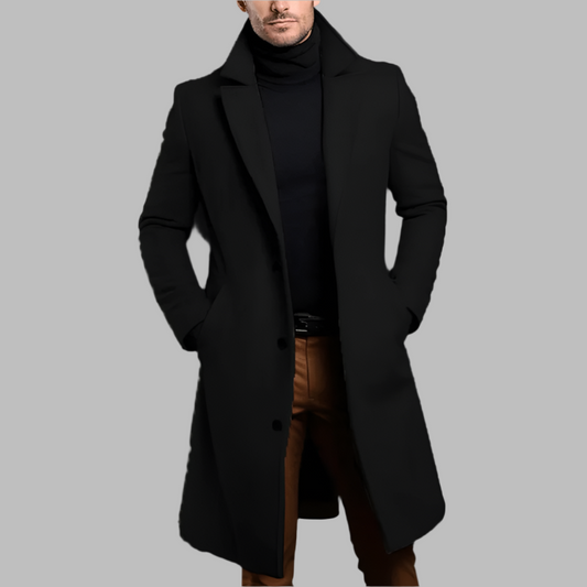 Lange Mantel - Heren - Luxe Materialen - Wintermantel - Stijl