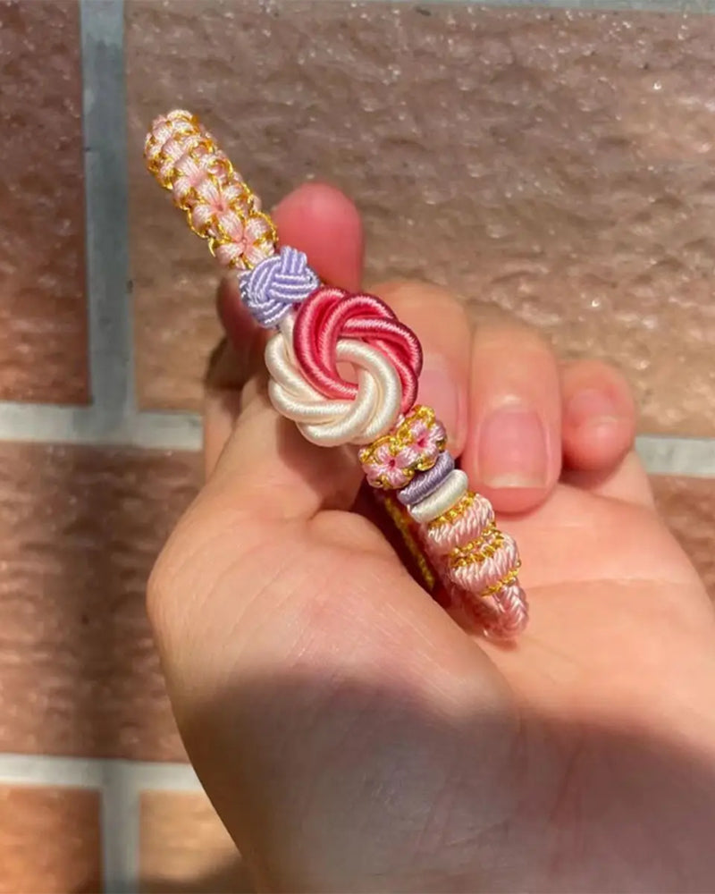 HANAMI – Armband met Knoop van Perzikbloesem
