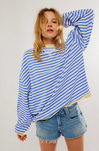 Oversize Trui - Vrouwen - Strepen - Gestreepte Trui - KleurTrui