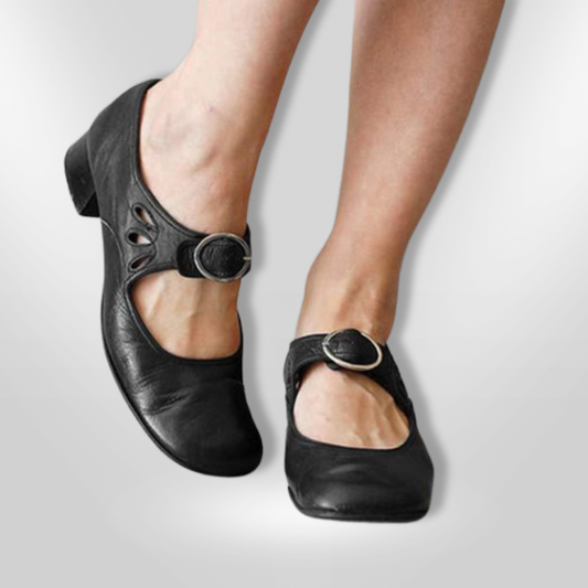 Klassieke leren dames sandalen met tijdloze look en dagelijks comfort – ELIORA CLASSIC