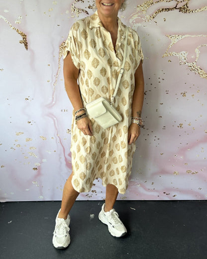 Dames - Zomerjurk - Luchtige Pasvorm - Elegante Stijl - MODERNE ZOMER