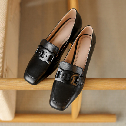 Dames - Leren Loafers - Elegant Design - Orthopedisch Comfort - Stijlvolle Dameschoen