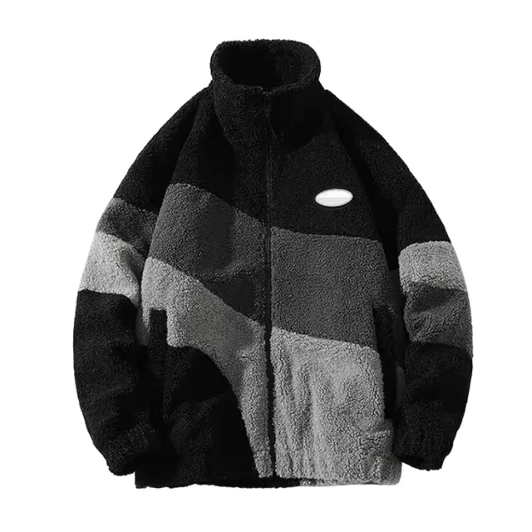 Fleece Jas - Heren - Zacht Warm Fleece - Vintage - Vinta