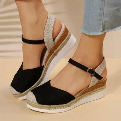 Comfortabele Sandalen - Dames - Met Gespsluiting - Zomerse Wandeling - LIV EDGE