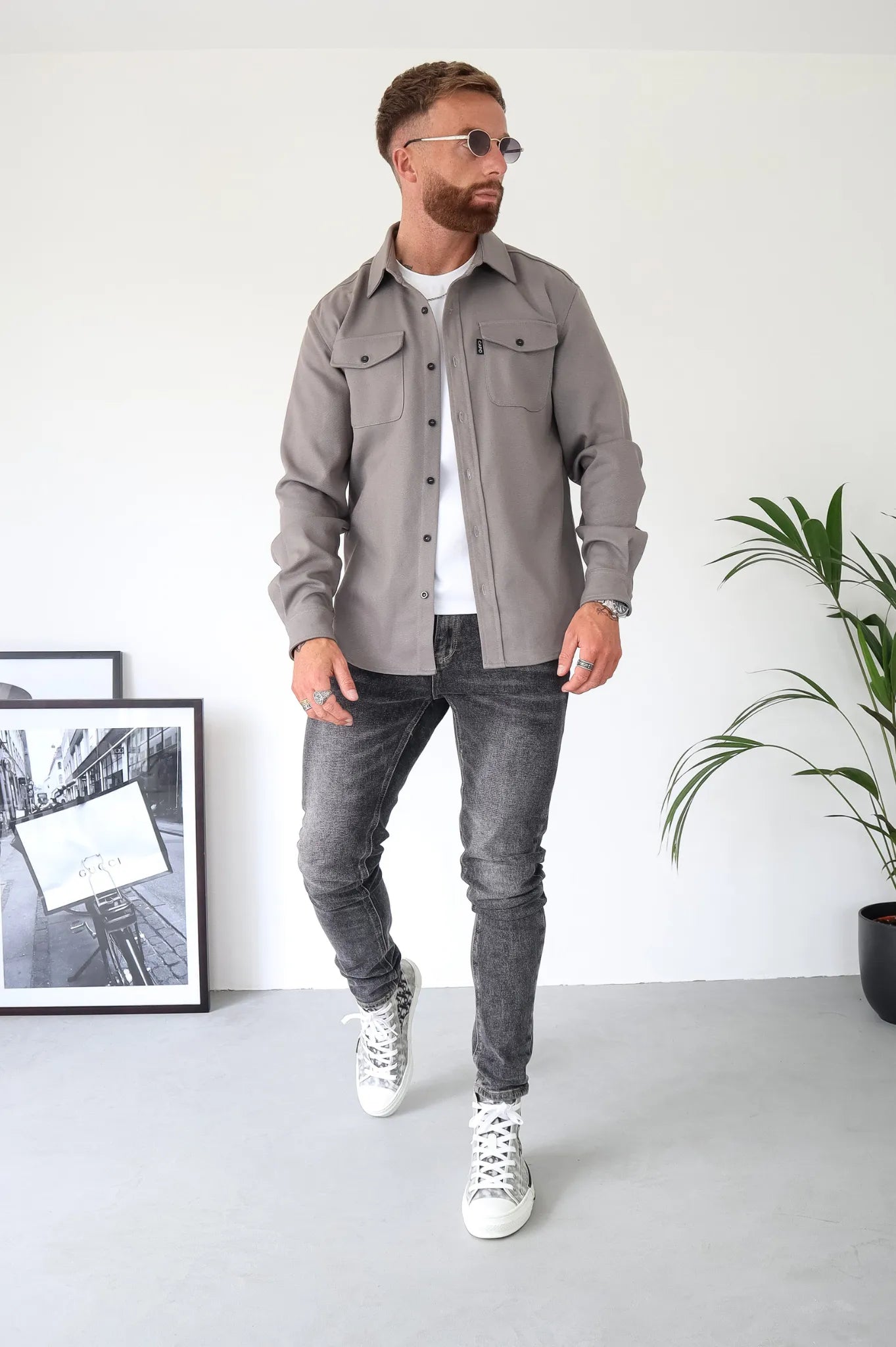 Overshirt - Men - Knopen - Voorzakken - Casual Overlaag