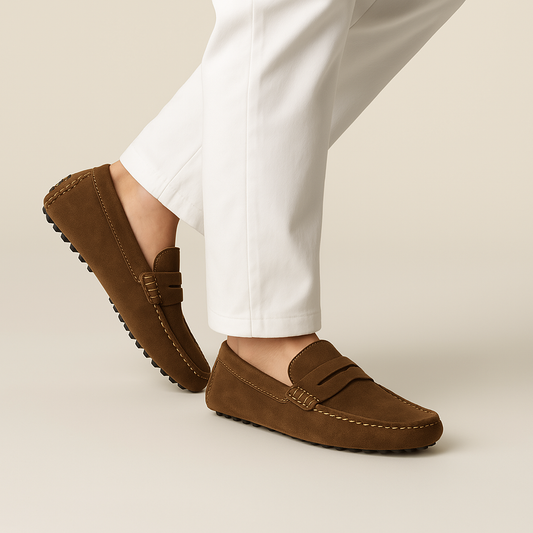 Suède Loafers - Heren - Premium Suede - Heren Loafers - Solvo