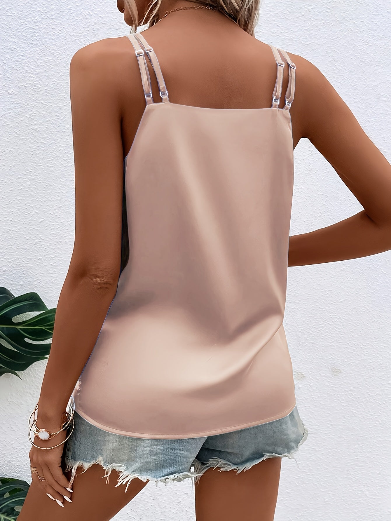 Dames - Satijnen Wikkel Top - Licht en Glad - Elegante Blouse - Tijdloze Stijl