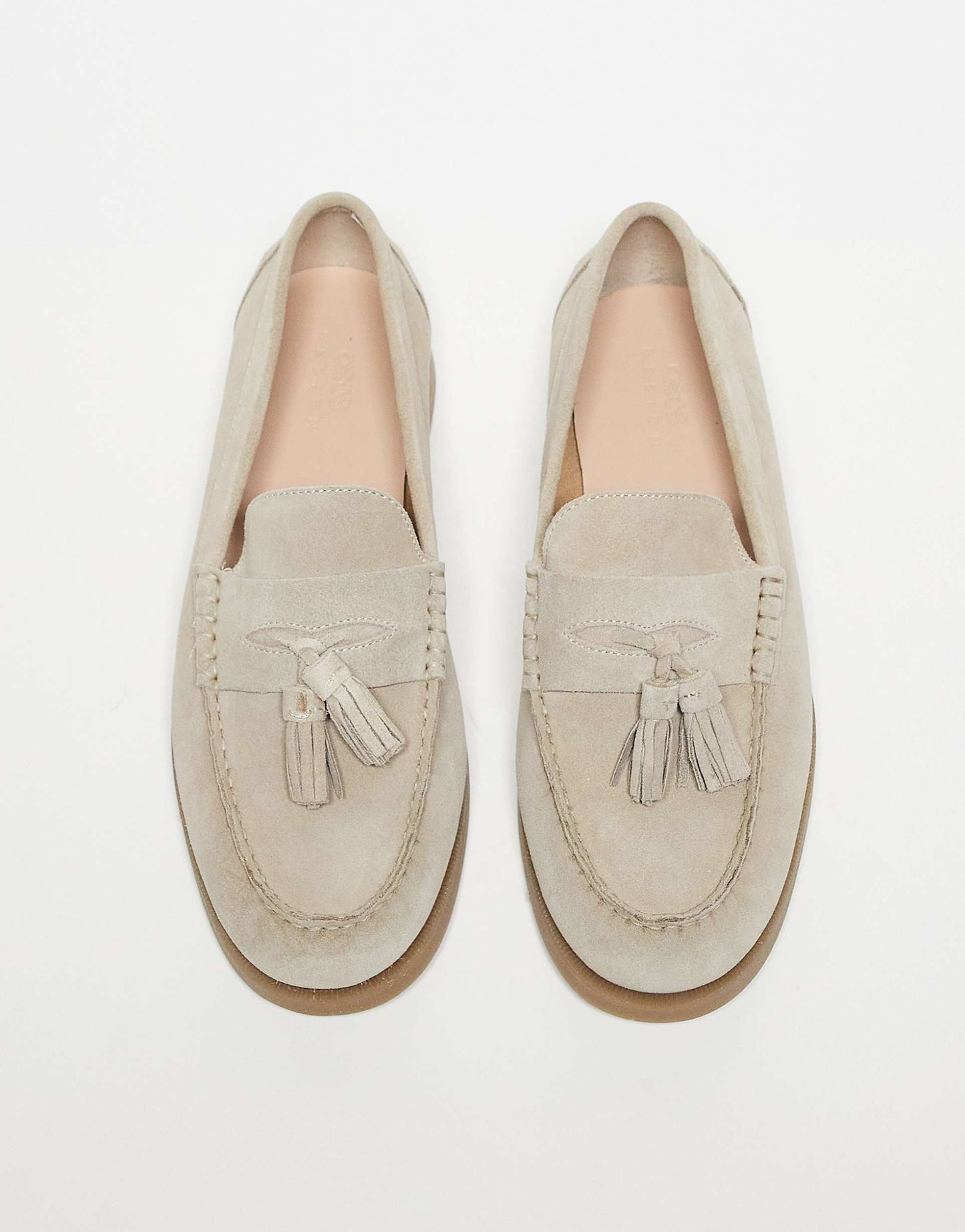 Loafers - Vrouwen - Suede - Luxe Suede Loafers - Kwast Detail