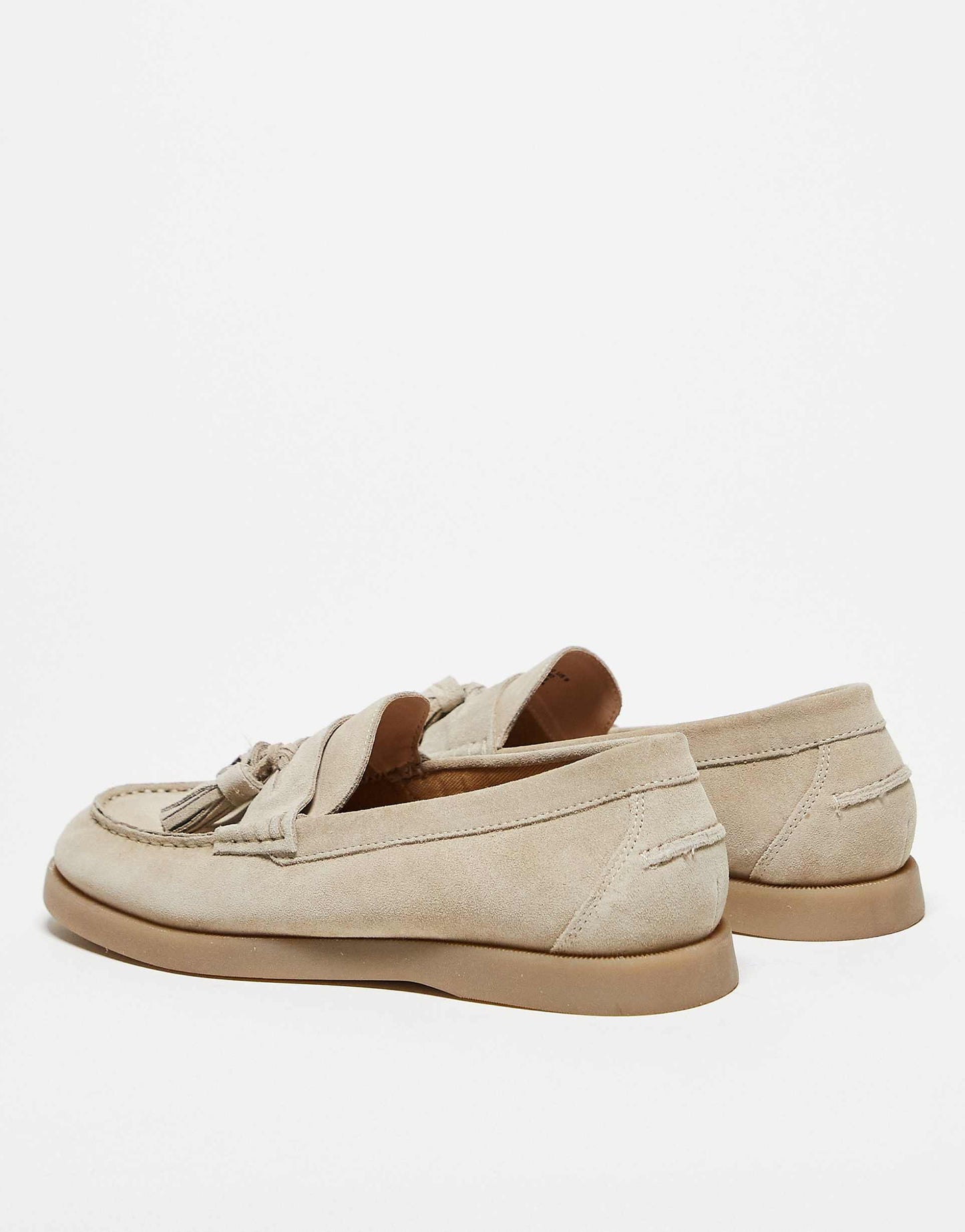 Loafers - Vrouwen - Suede - Luxe Suede Loafers - Kwast Detail