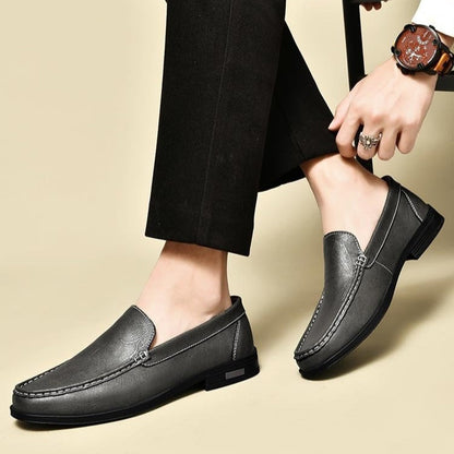 Heren - Leren Loafers - Comfortabele Instappers - Stijlvolle Schoenen voor Elke Gelegenheid