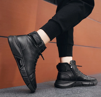 Leren Schoenen - Heren - Zwart Leer - Allround Leren