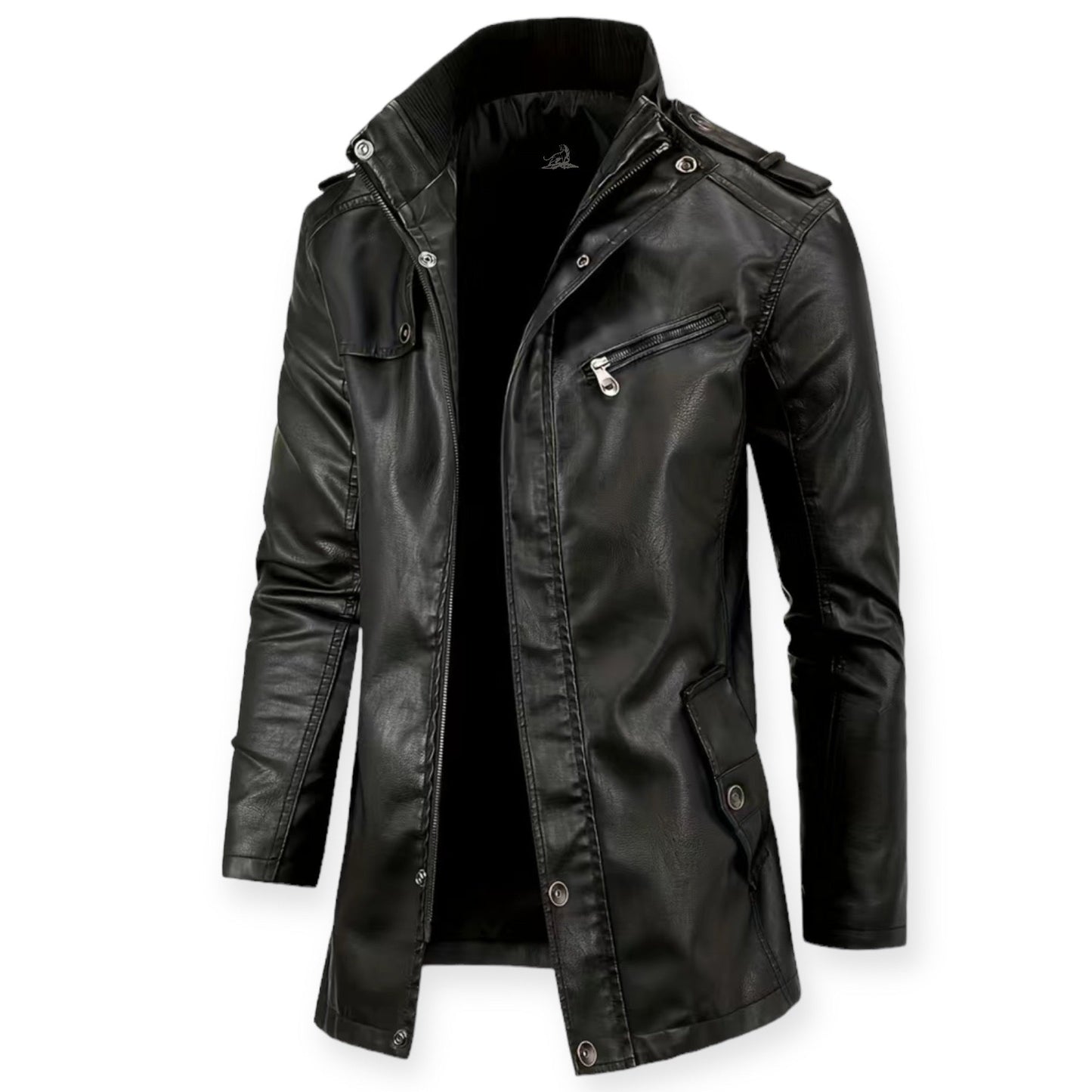 JAX – Leren jack met ritssluiting voor een stoere en tijdloze uitstraling