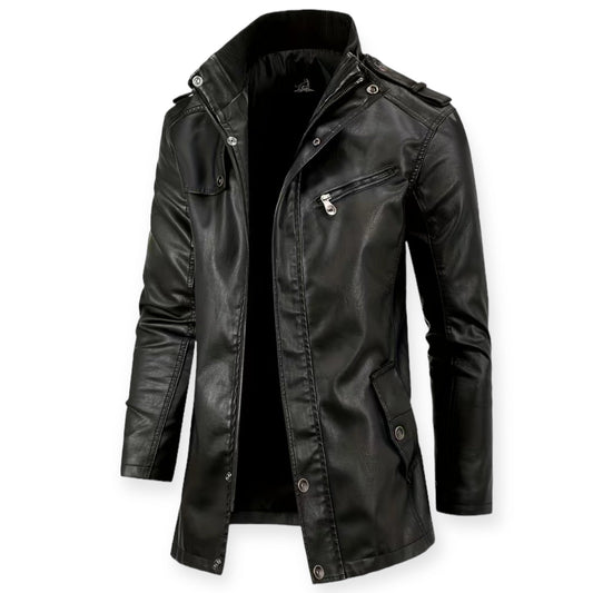 JAX – Leren jack met ritssluiting voor een stoere en tijdloze uitstraling