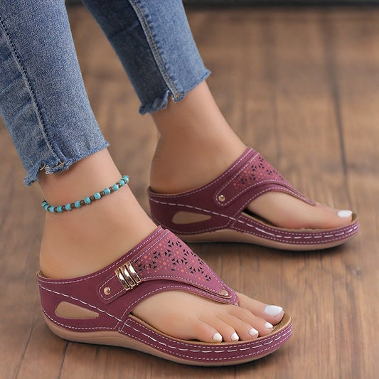 Vrouwen - Platform Sandalen - Orthopedische Slip-On - Comfortabele Stijl - ELEVATE