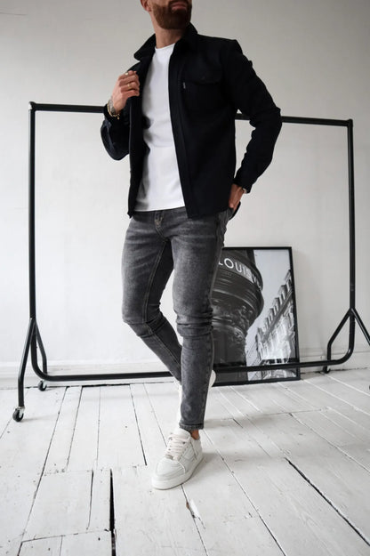 Overshirt - Men - Knopen - Voorzakken - Casual Overlaag
