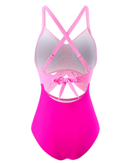 Badpak - Dames - Chinlon en Spandex - Zomer Mode - Gekruiste Bandjes