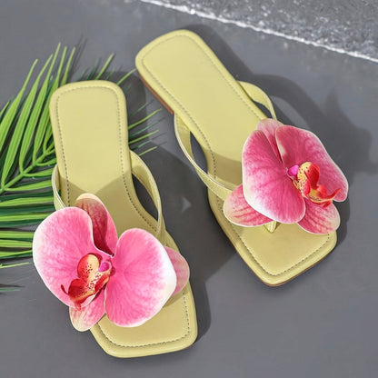 Vrouwen - Zomerse Slippers - Lichtgewicht Ontwerp - Comfortabele Strand Slippers - ORCHIDEE