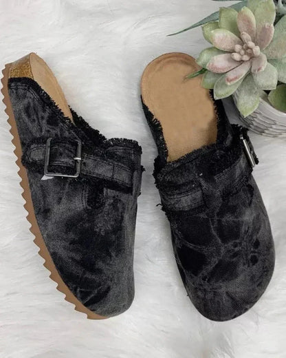Dames - Canvas Klompen - Lichtgewicht en Ademend - Comfortabele Instappers - Casual Zomer Schoeisel