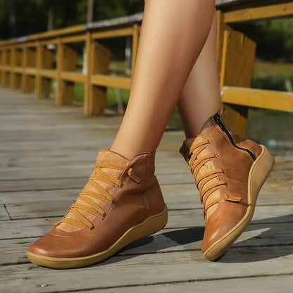 Enkellaarzen - Women - Leren - Orthopedisch - LUMAFLEX