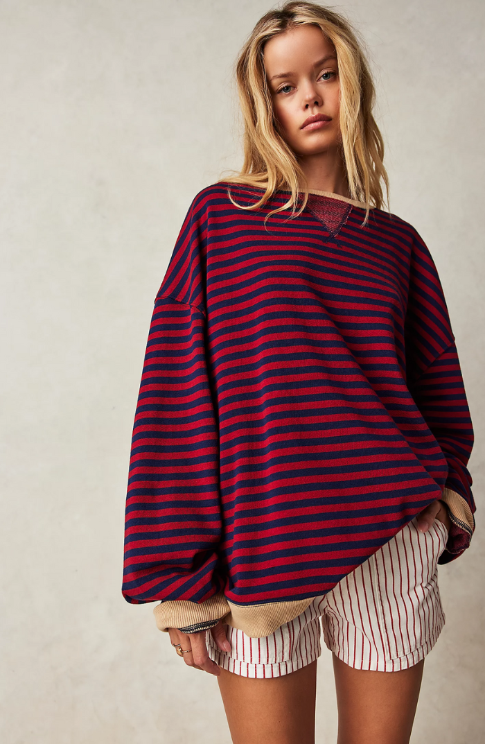 Oversize Trui - Vrouwen - Strepen - Gestreepte Trui - KleurTrui
