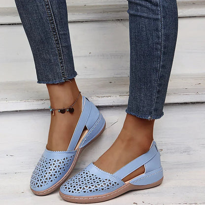 Wedge Sandalen - Dames - Instap - Vintage Zomer - RetroWedge