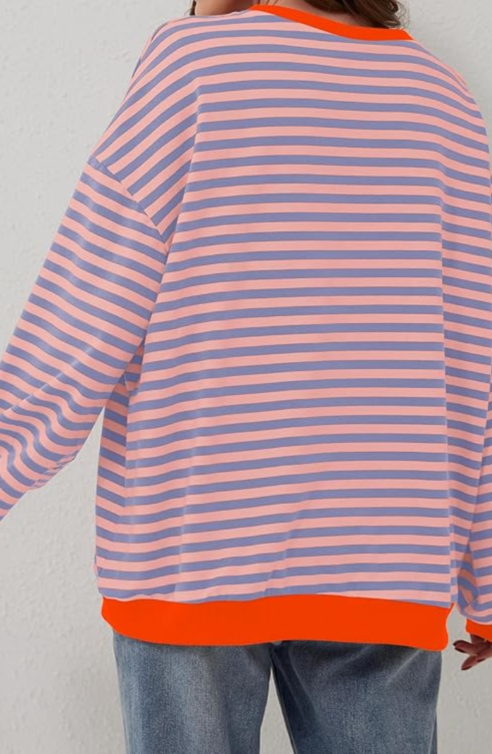 Oversize Trui - Vrouwen - Strepen - Gestreepte Trui - KleurTrui