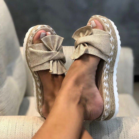 Dames - Orthopedische Sandalen - Comfortabel met Strikje - Ideaal voor Ondersteuning en Stijl