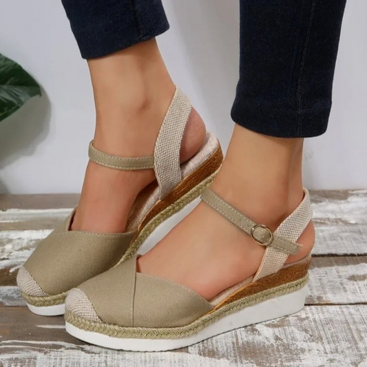 Comfortabele Sandalen - Dames - Met Gespsluiting - Zomerse Wandeling - LIV EDGE