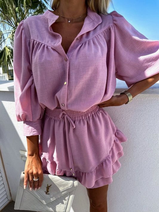 Stijlvolle dames jumpsuit met flatterende pasvorm en zachte stretchstof – LIVIANA SUIT