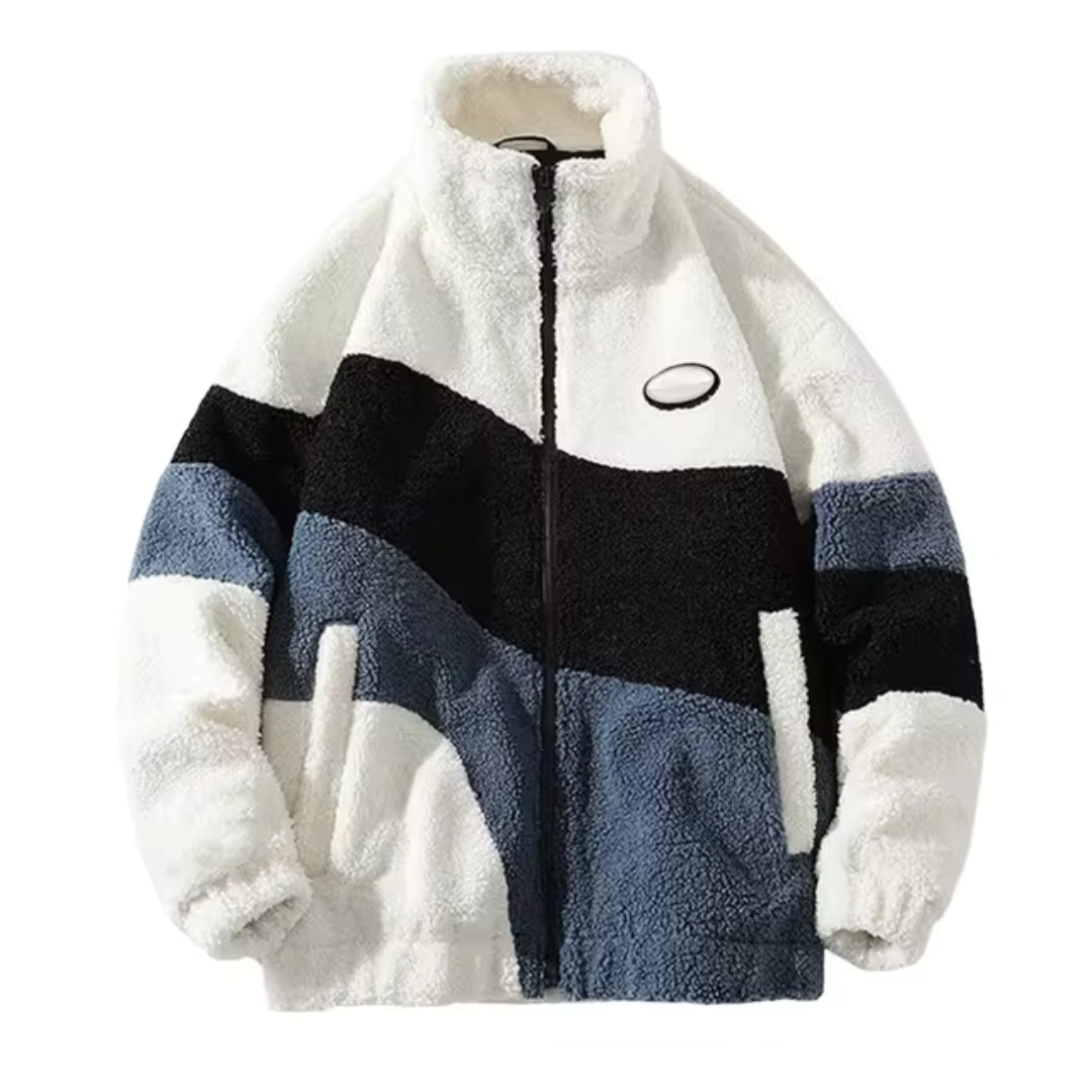Fleece Jas - Heren - Zacht Warm Fleece - Vintage - Vinta